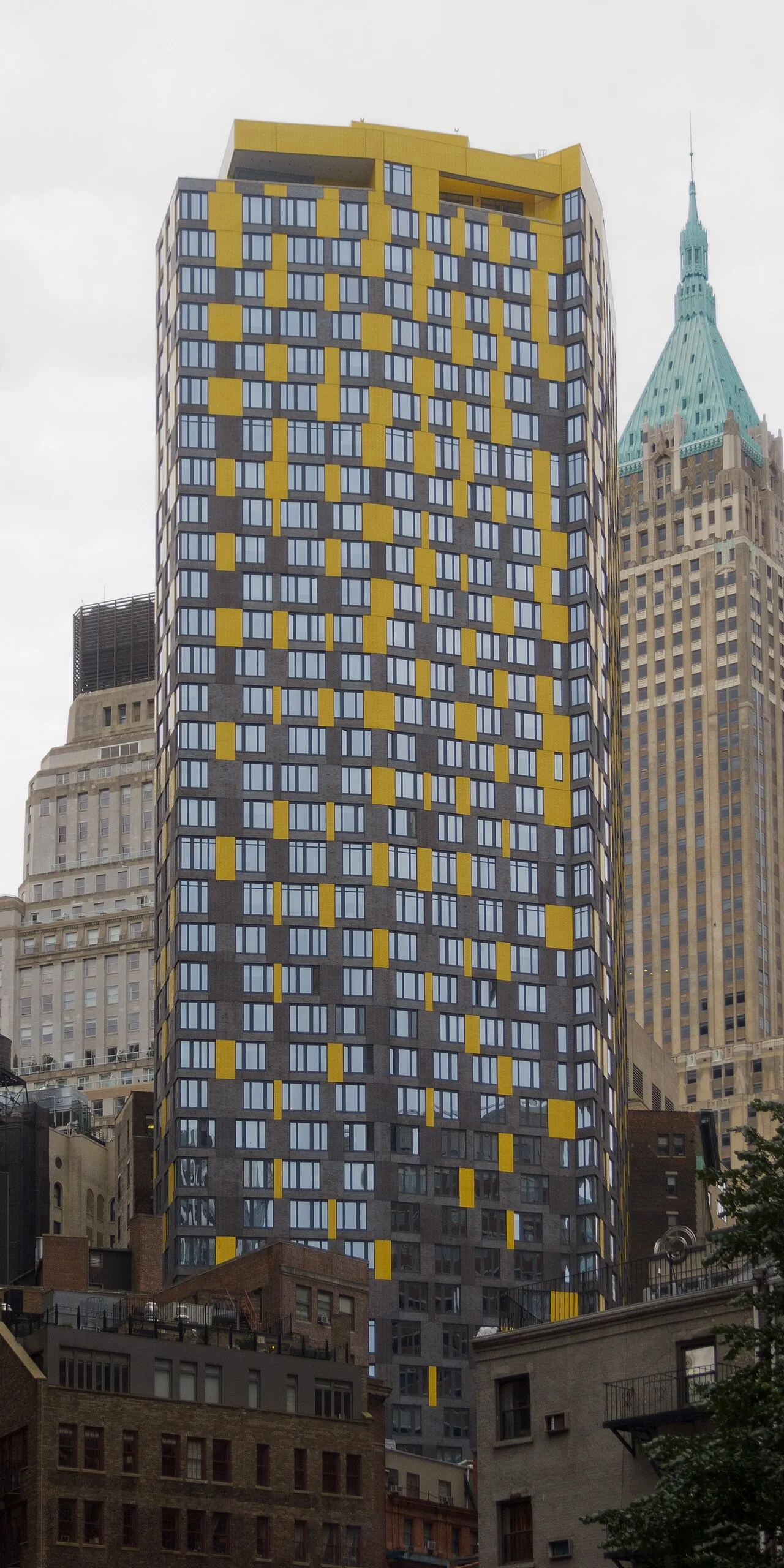 Financial District Manhattan residential tower near Wall Street cleaned by Maid Marines