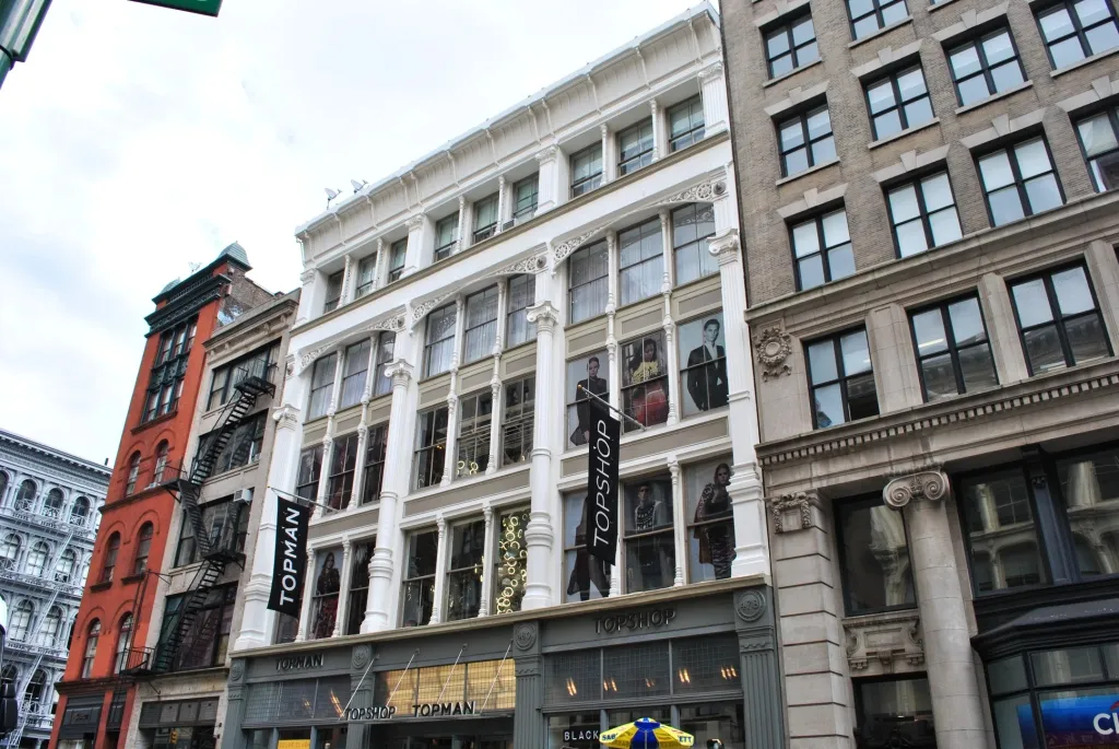 SoHo Cast Iron Historic District where Maid Marines cleans loft apartments with original architectural details