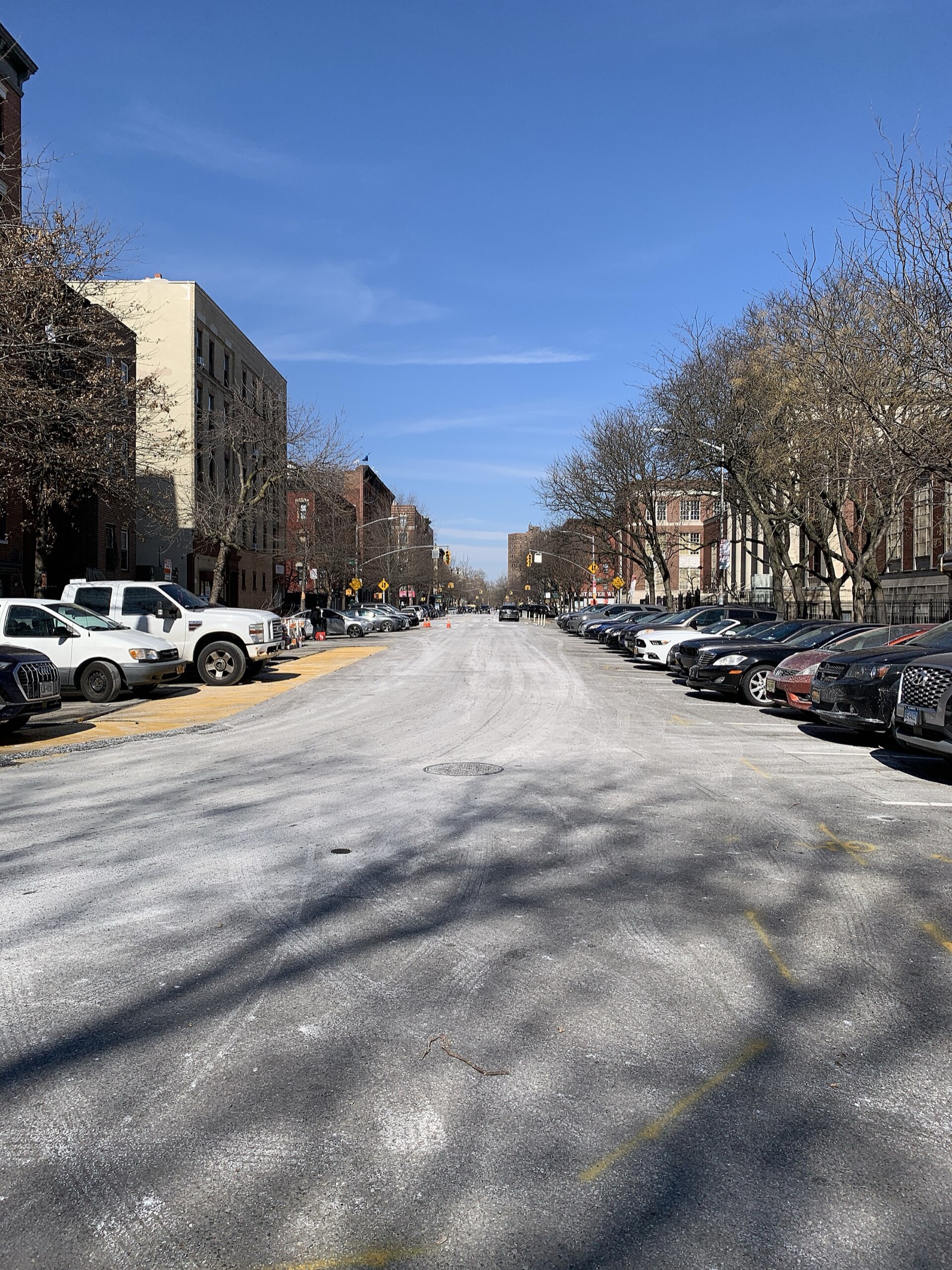 Pleasant Avenue looking south from East 114th Street in East Harlem, the last block of Italian Harlem where Rao's restaurant has served ten tables since 1896