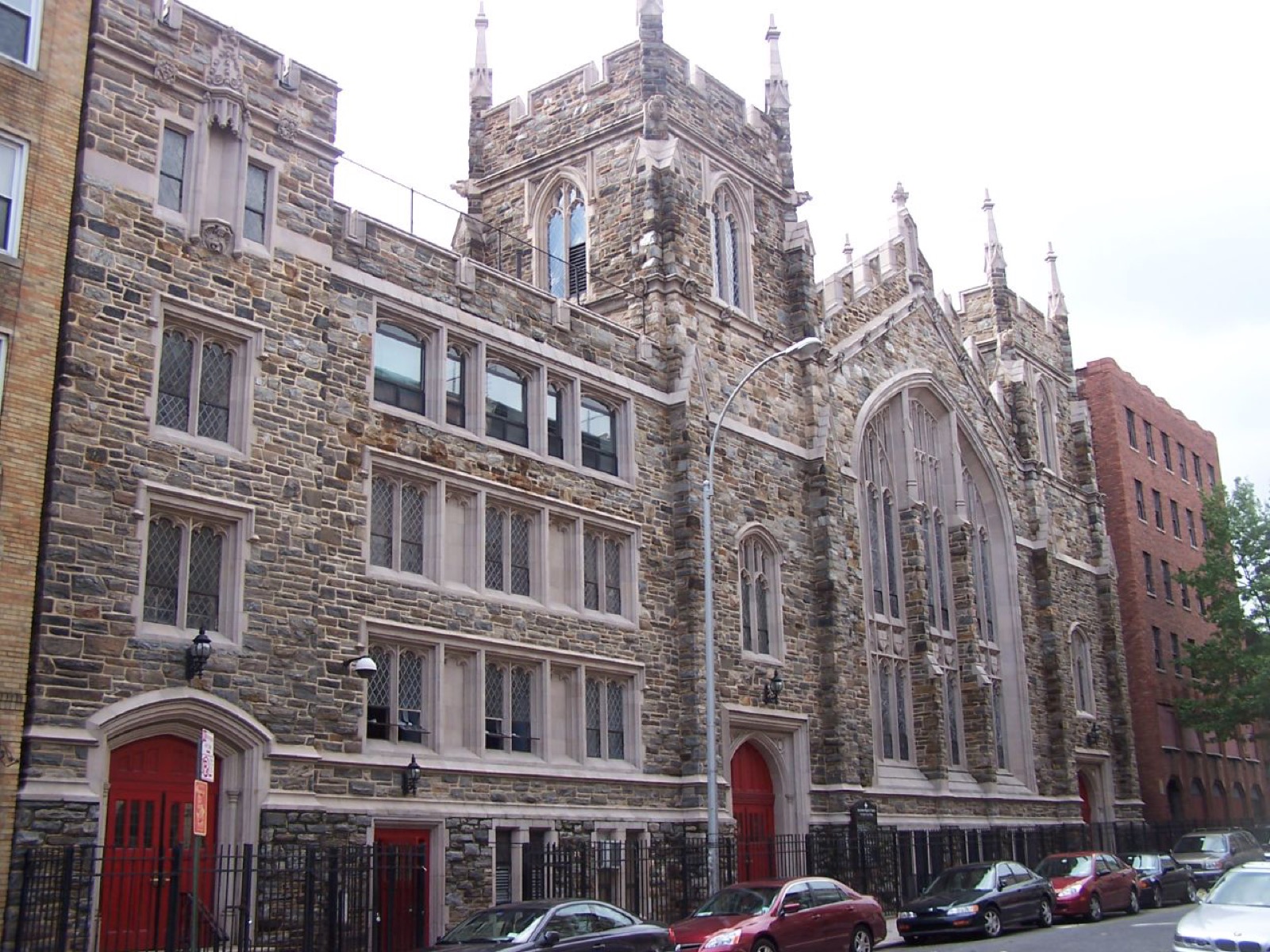 The Abyssinian Baptist Church on West 138th Street in Harlem, home to the second-oldest African American congregation in Manhattan, designed by Charles W. Bolton in 1923