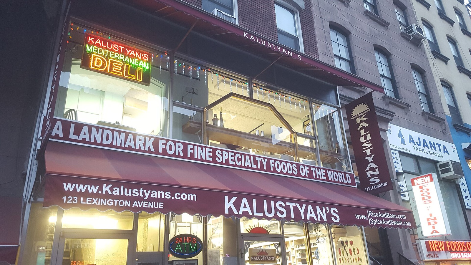 Kalustyan's spice shop at 123 Lexington Avenue in Kips Bay, the anchor of the Curry Hill food corridor, open since 1944