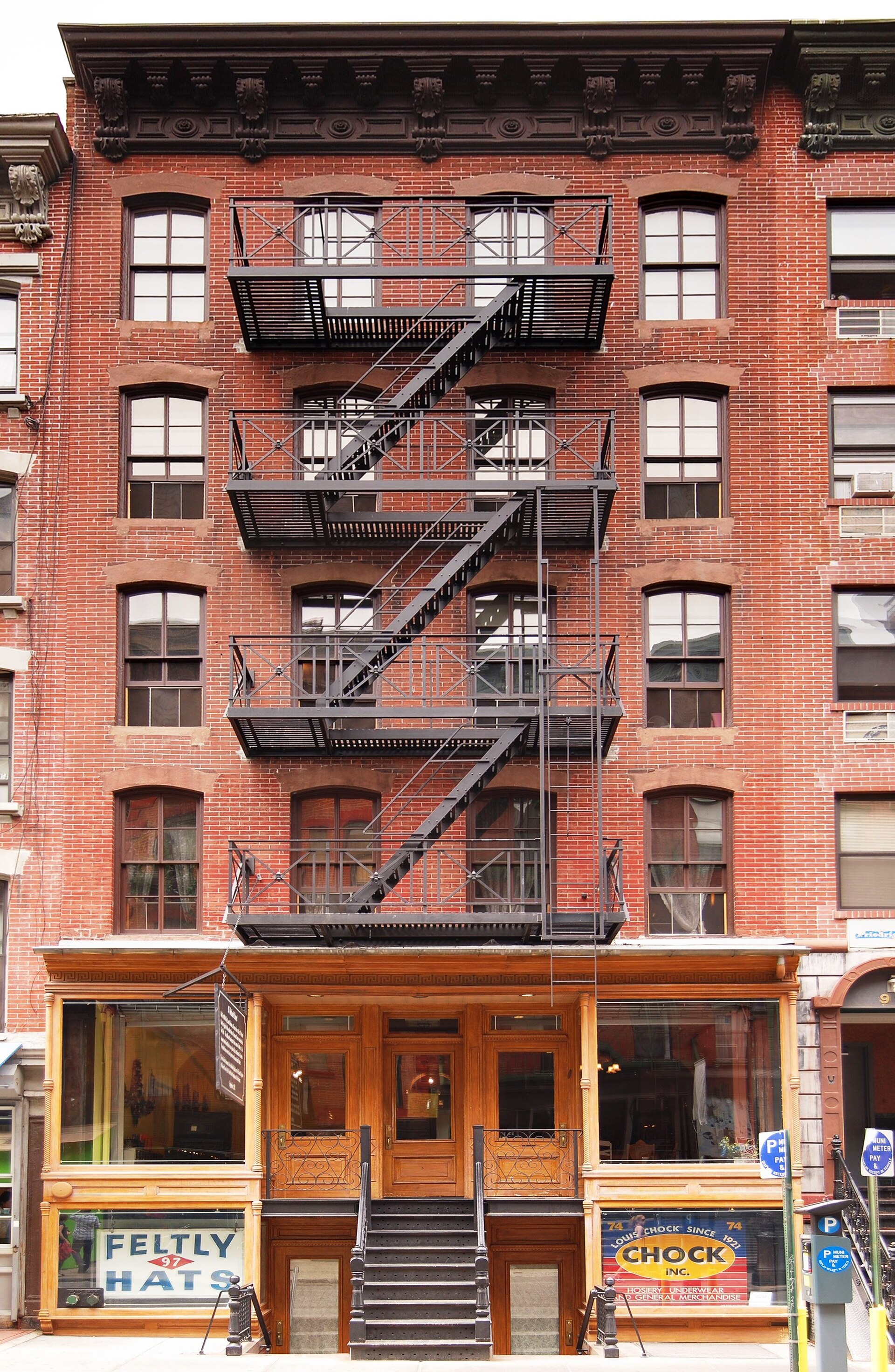 The Tenement Museum at 97 Orchard Street, a preserved 1863 tenement building that housed nearly 7,000 immigrants over seven decades