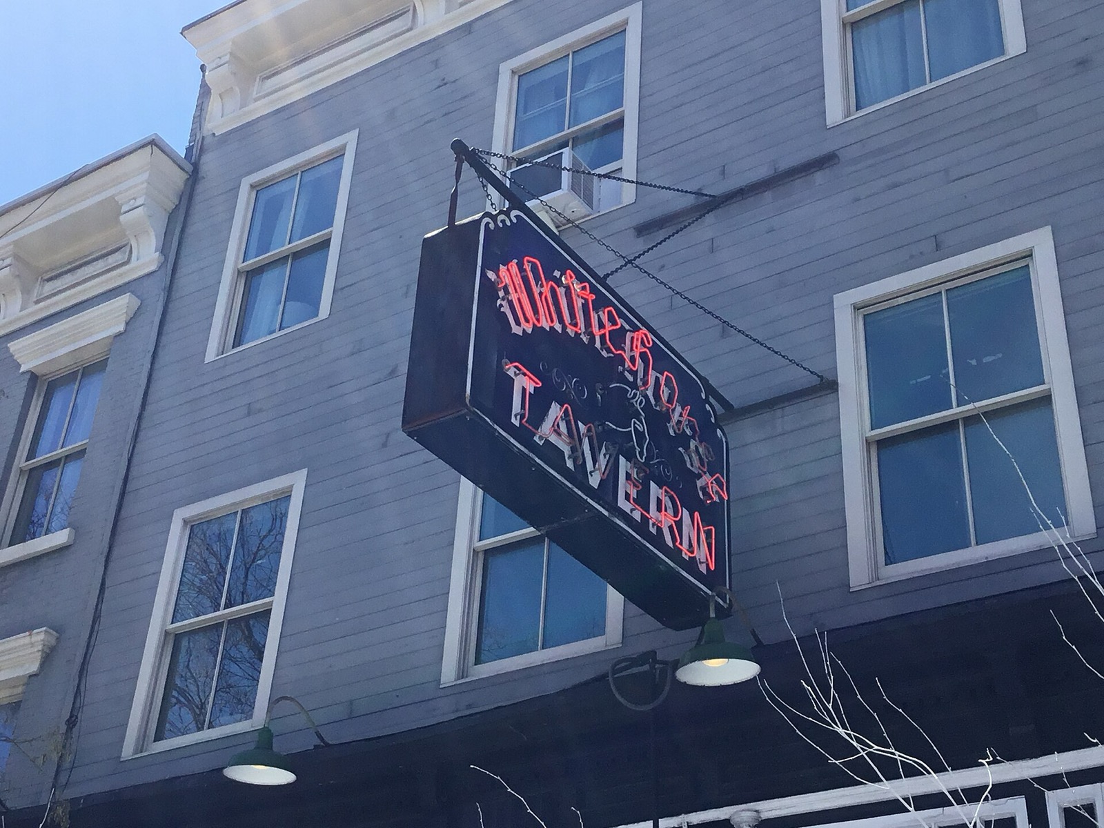 The White Horse Tavern on Hudson Street in the West Village, one of the oldest bars in New York City, open since 1880 and famous for its association with Dylan Thomas and the Beat generation